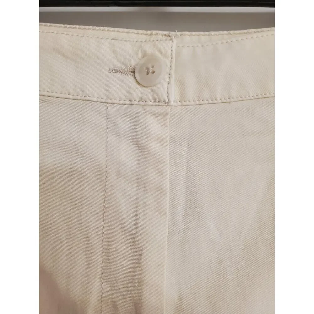 NEW NWT Women's Splendid Margaret High-Rise Trouser Shorts (Khaki) | Size XL - Picture 4 of 8